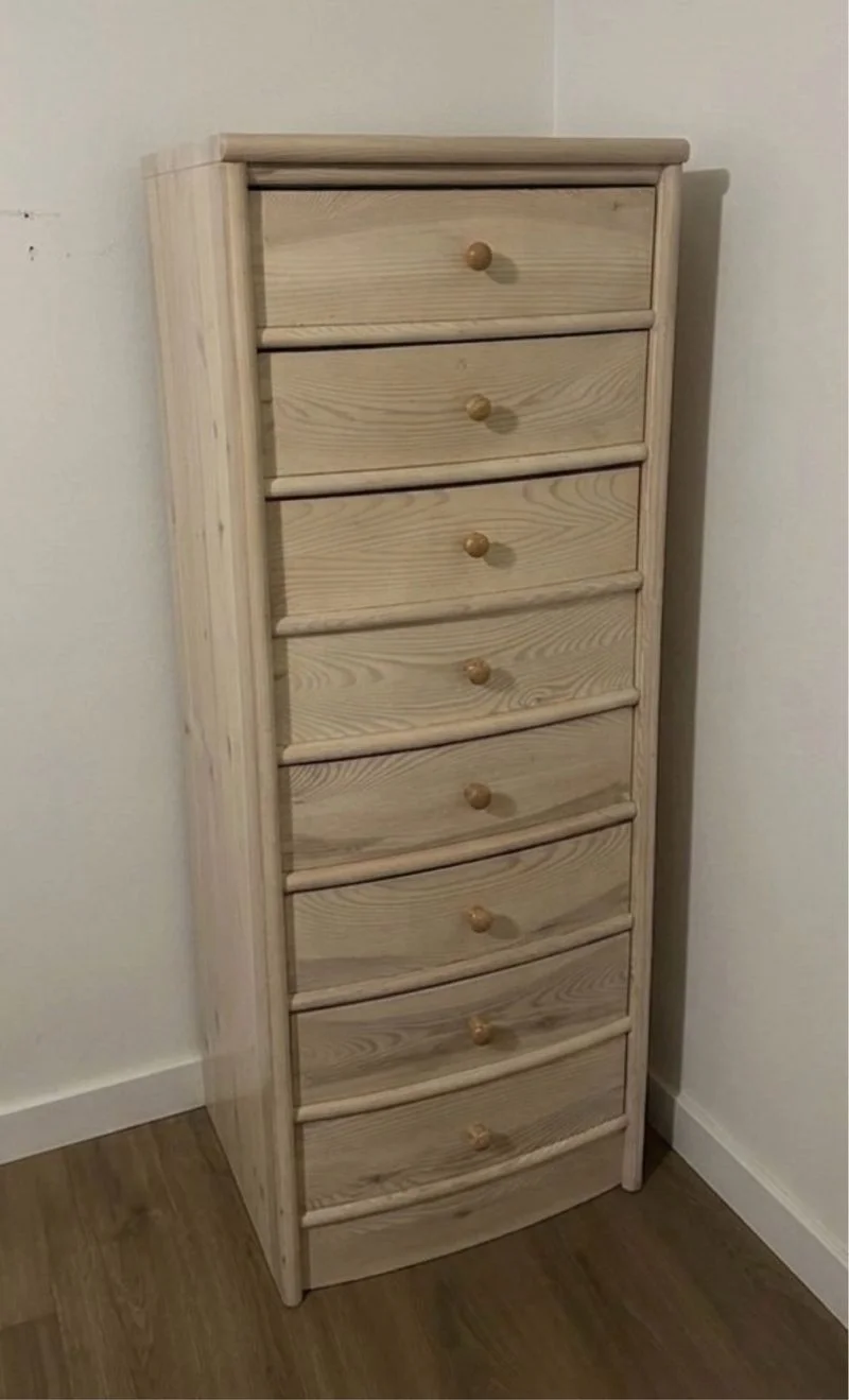 Cajonera alta de madera